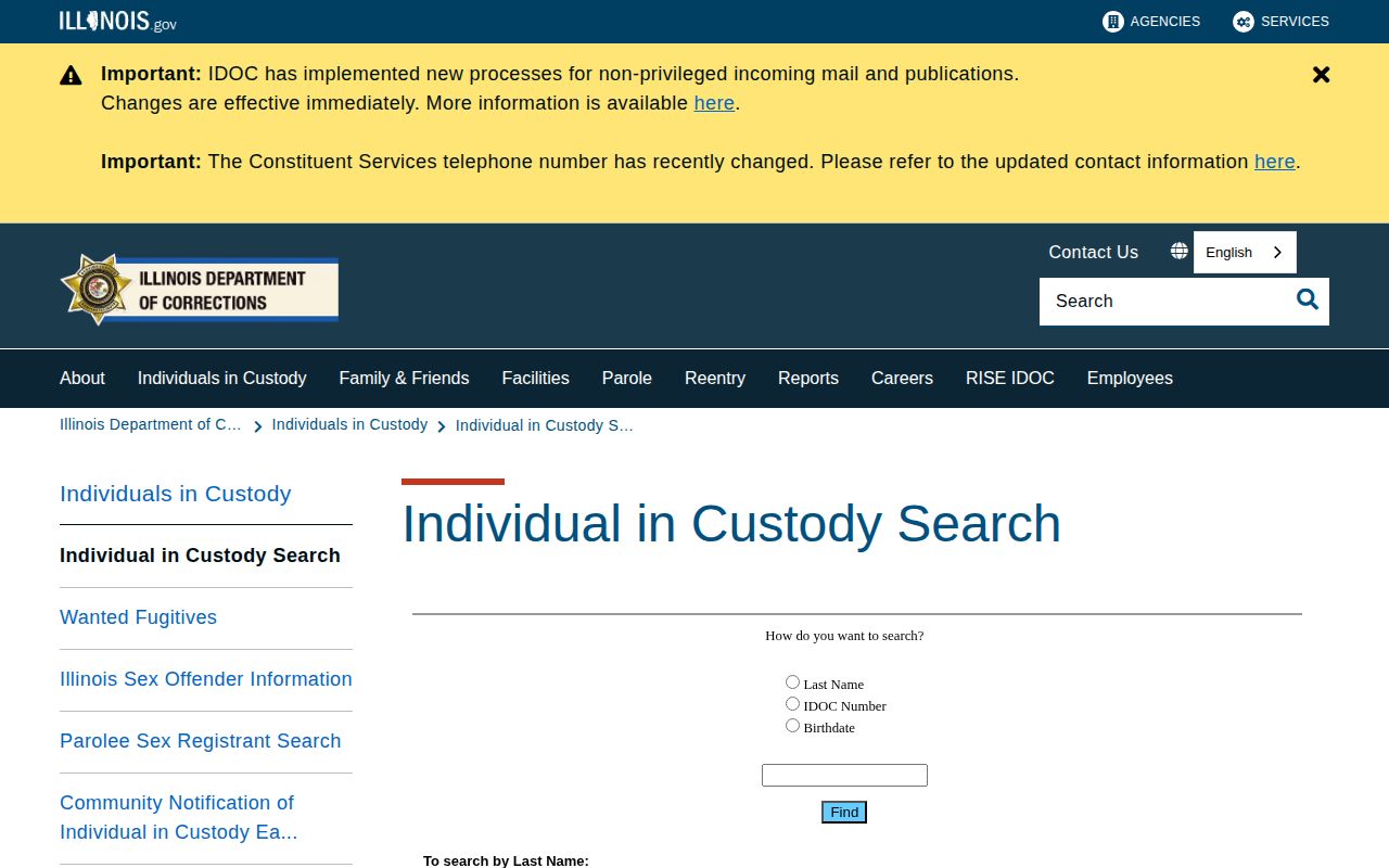 Monroe County released inmate IDOC search